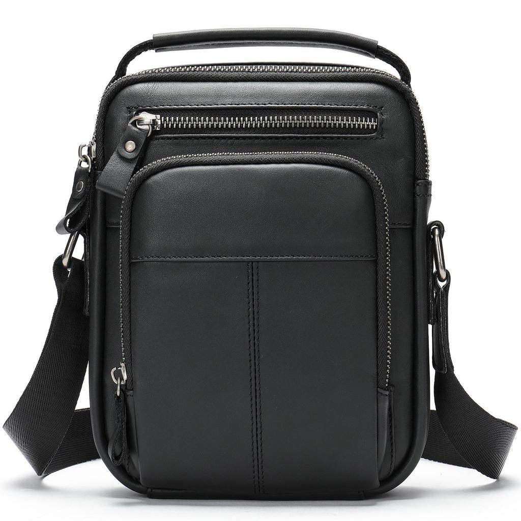 Marant Retro Genuine Leather Multifunctional Shoulder Bag - Trendy Casual Business Handbag 