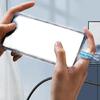 100W Type C To Type C Cable Braided Flat Wire Supports Fast Charging 480mbps Data Transfer for Smartphones Laptop Tablet
