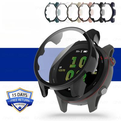 Pouzdro s ochranou obrazovky pro Garmin Forerunner 255 / 255S Nárazník PC Tvrdé Ochranné Pouzdro s Krytem z Tvrzeného Skla Příslušenství