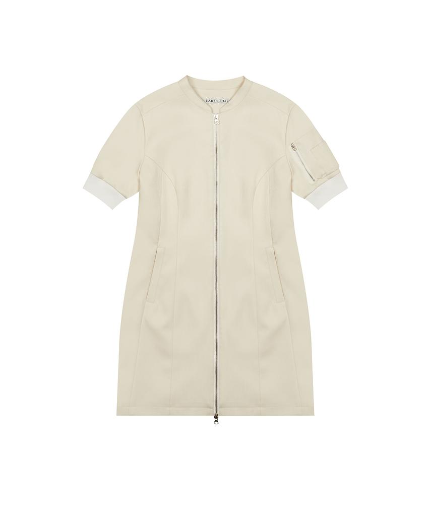 Latizen L2 Zip Up Dress(Beige)
