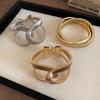 Elegant Retro Snake Twist Open Bangle: Luxurious Versatile Jewelry for Women