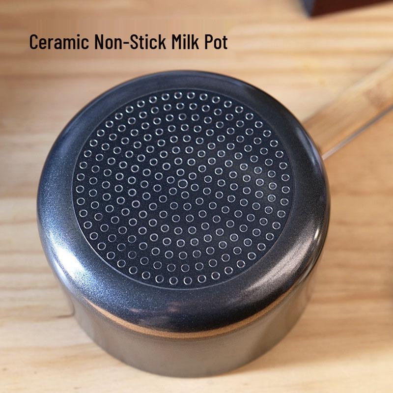 Non-Stick Maifan Stone Milk Pan with Handle - Small Soup & Noodle Pot for Induction Cookers