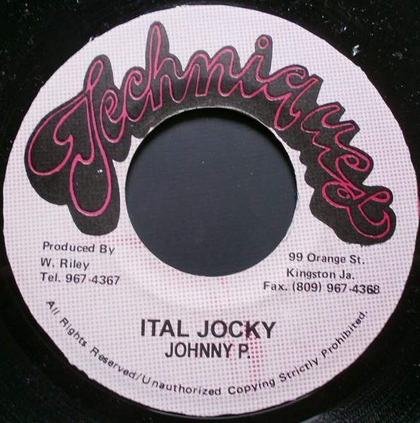 

7inch Record JOHNNY P - Ital Jocky NONE Techniques Jamaica Reggae, Ska & Dub Used