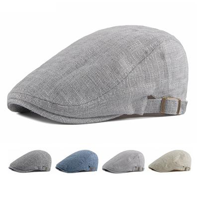 Breathable Beret for Men Women Newsboy Caps Duckbill Ivy Flat Cap Gatsby Cap Four Seasons