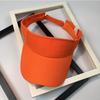 Korean Women's Quick-Dry Sports Visor: Solid Color, Sun Protection for Summer