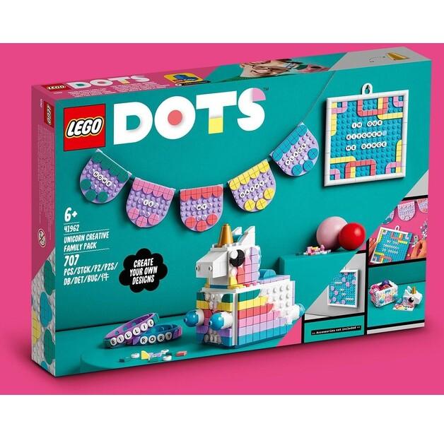 LEGO DOTS 41962 Creative Family Set with Unicorns