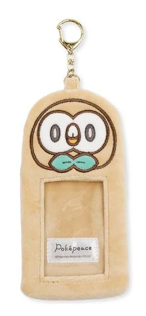 Marimo Craft Piece Fluffy Photo x x Poké Pokémon Keychain, Rowlet, W10.7 H21.1 D2cm, PKP-081