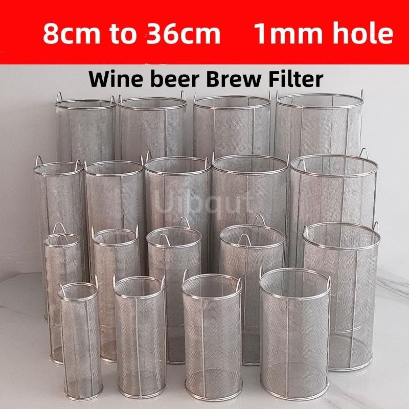 Round Mesh Basket 1mm Hole Rice Wine Beer Bier Filter Voor Zelfgemaakte Brew Koffie Coffee Droog Hopper Brew Fine Mesh Coland