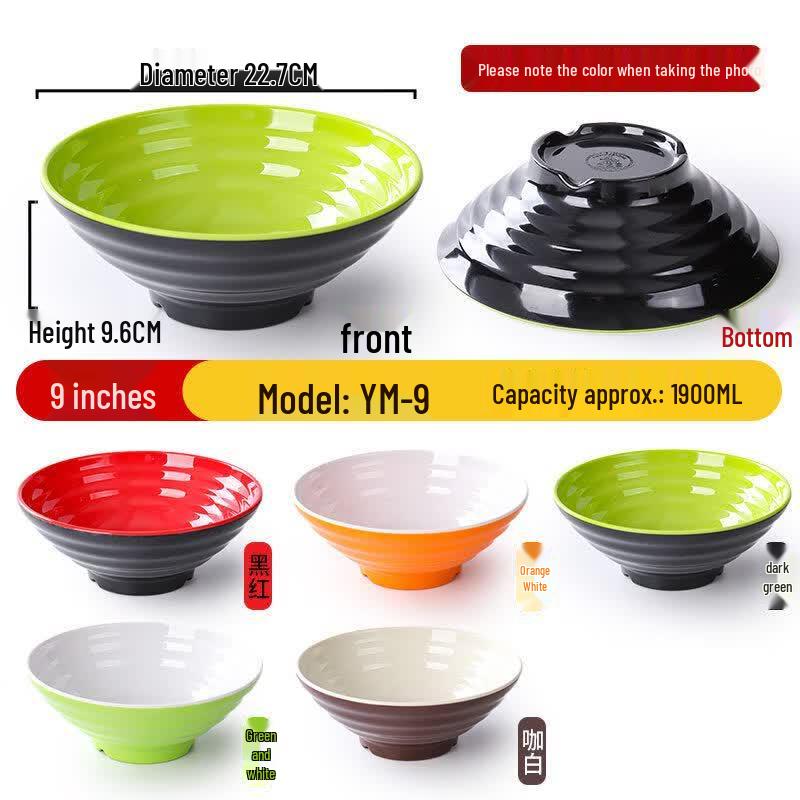 Nordic Style Commercial Melamine Soup Bowls