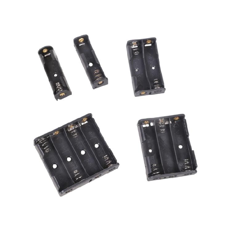 Heavy Duty 2A Battery Holder With Solderable Contacts Plastic Metal Hybrids Construction For Prolonged Use