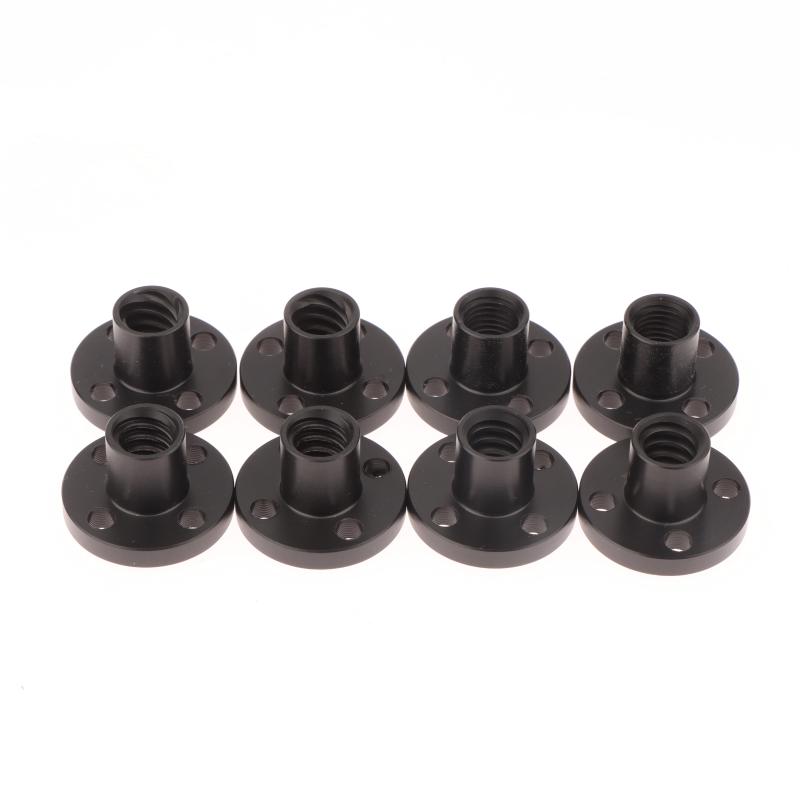 2Pcs 3D Printer Z Axis T8 Trapezoid Motor Screw Nuts Pom Nut Lead 1Mm 2Mm 4Mm 8Mm For Lead Screw