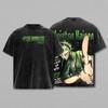 Val Vol Yelvori Marulu Print T-shirt Jujutsu Kaisen Anime Clothing Men Women Cotton Tshirts Vintage Washed Tee Oversized T Shirt