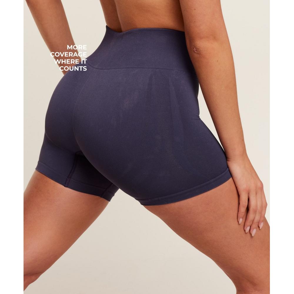 Gymshark Everyday Seamless Washed Shorts 2.0 Gs Midnight Purple Wash B6b8w Pcl1