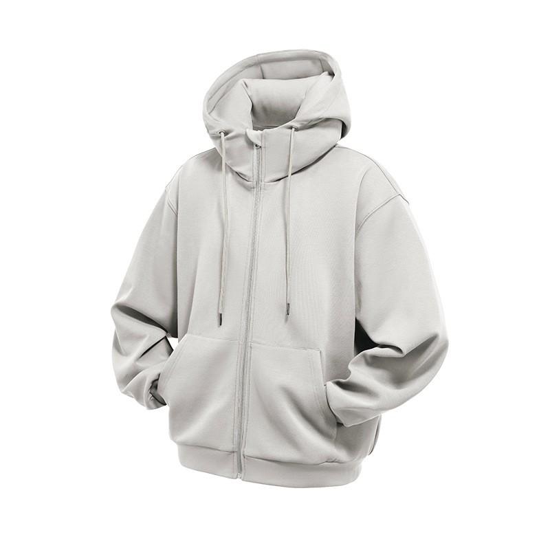 Joom Mens Lycra Travel Hoodie 350GSM Solid Color Loose Fit Winter Casual Sweatshirt