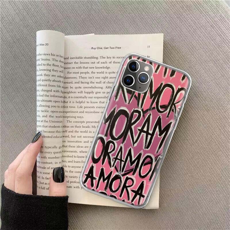 

AMOR This is love Phone For Apple Iphone 12 13 Mini 15 Pro Max 11 Pro 14 Plus 16 Pro Max 16E Case Shell Cover Clear TPU Protect iPhone 15 Pro Max