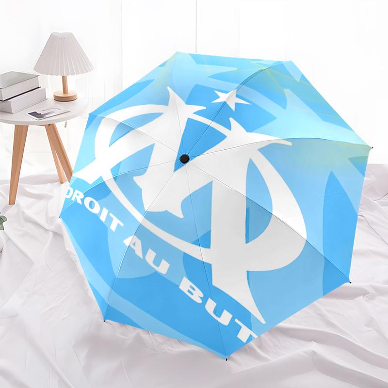 Printed Marseille Folding Umbrella,Outdoor,Leisure,And Travel Umbrella,Durable Umbrella Fabric,Birthday And Holiday Gift