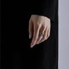 Scepter Hollow Barbed Fangs Ring for Women Gold Silver Rings Fashion Novel Niche High-grade Sense Open Finger Ring