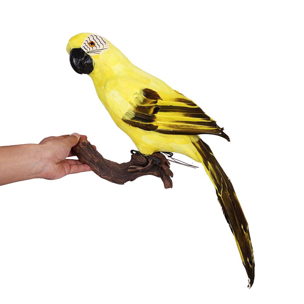 Artificial Birds Feathered Fake Shoulder Parrot Decoration Model Christmas Tree Pendants Gardening Decoration Props Fake Birds