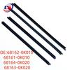 Toyota Hilux KUN25 Car Door Outer Glass Weatherstrips (68161-0K010, 68162-0K010)