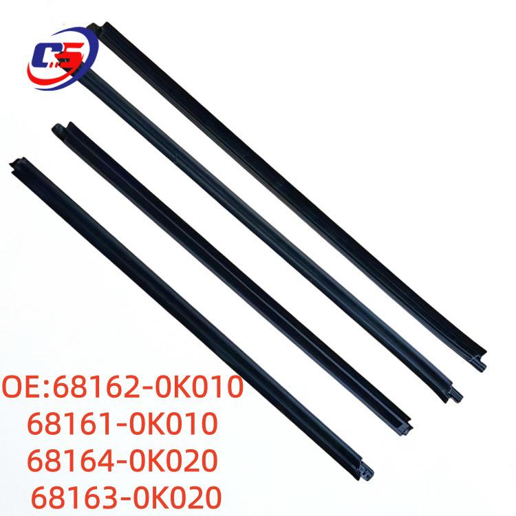 Toyota Hilux KUN25 Car Door Outer Glass Weatherstrips (68161-0K010, 68162-0K010)