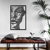 Woman Face Metal Wall Art, Unique Wall Decor, Metal Artwork, Modern Wall Decor, Metal Line Art, Abstract Wall Art, Modern Home Decor