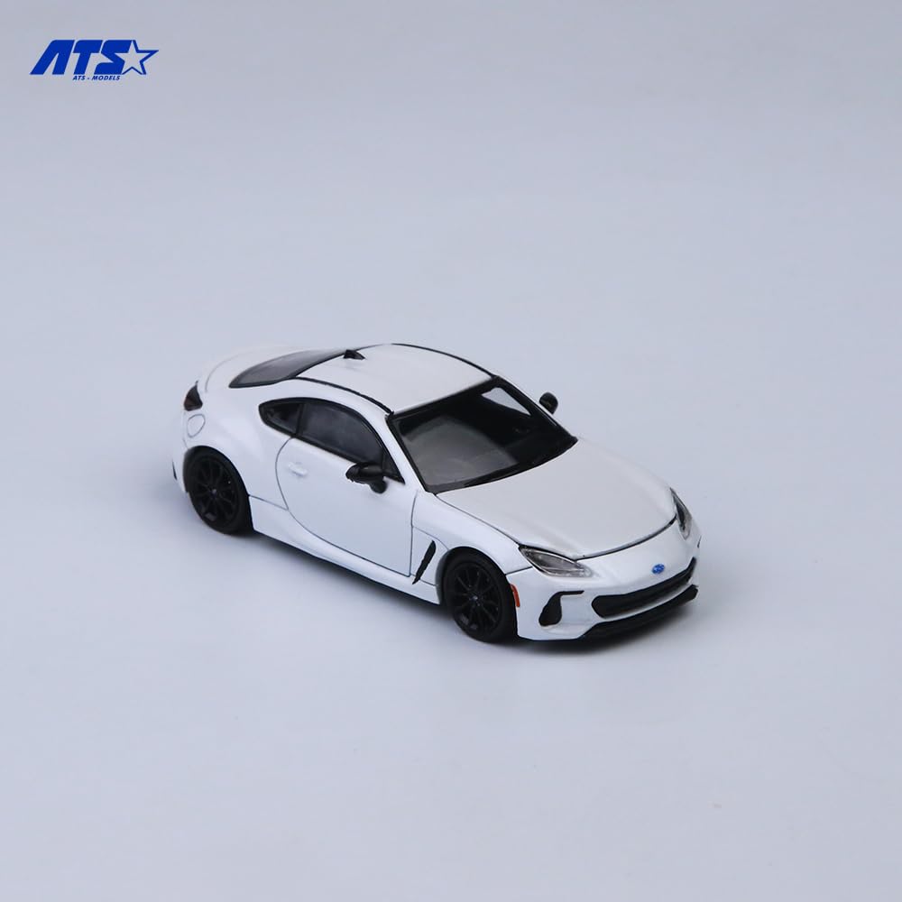 HobbyJAPAN ATS-MODELS Subaru BRZ White 1/64 Finished Model ATS880402