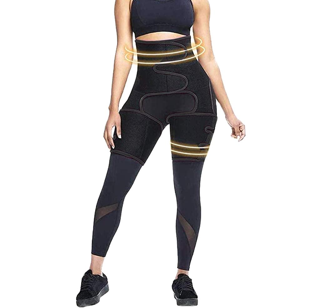 Professional Fitness Training 3-In-1 High Waist Tummy Belt Women Thigh Butt Lifter for Women Weight Loss Equipment
