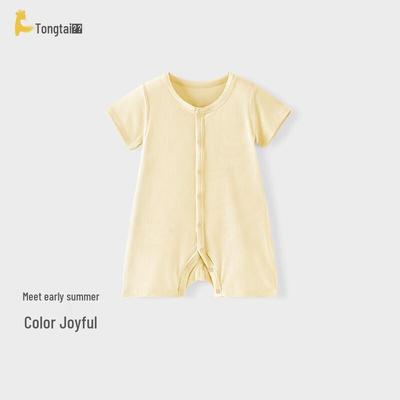 TONGTAI Summer Modal Short Sleeve Baby Romper Bodysuit