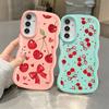 Case for Samsung Galaxy A14 A52 A13 A11 A15 A12 A21s A16 Soft Phone Cover A05 A23 A53 A03 A33 A22 A06 A04 Red Lovely Cherry