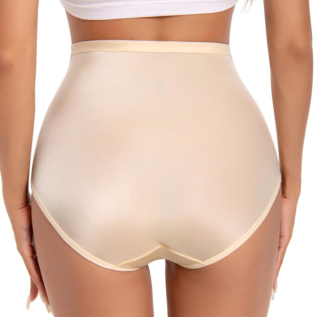 Women's High Waisted Underwear Slimming Shapewear Full Coverage Compression Briefs Postpartum Tummy Control Panties Waist Trainer Body Shaper