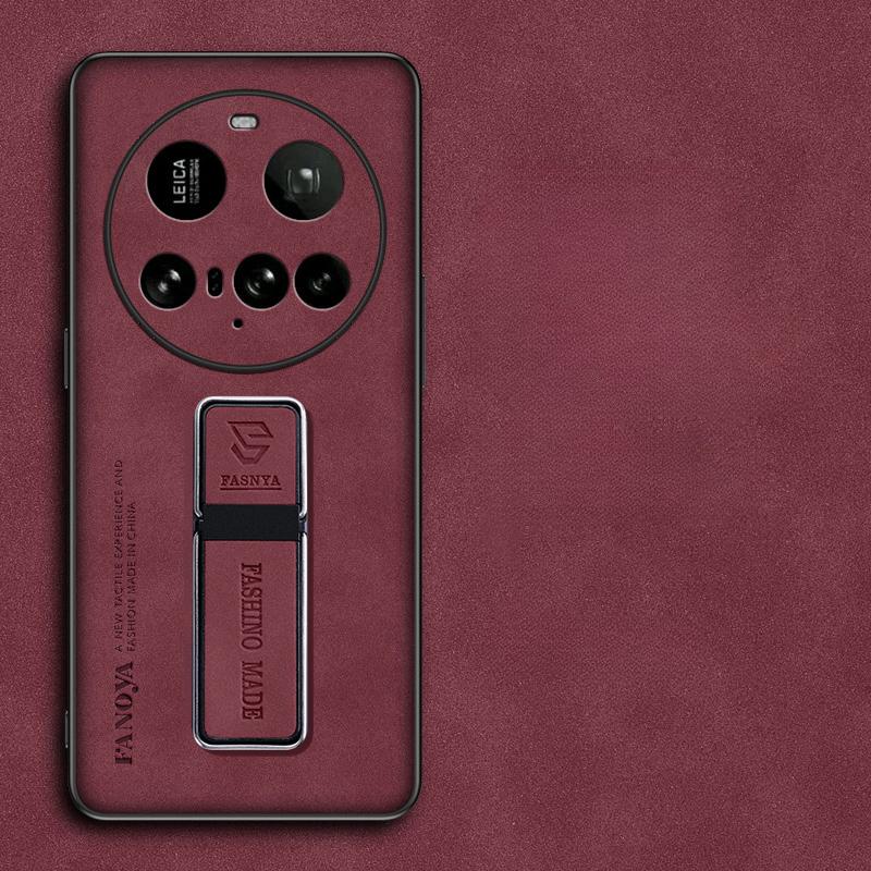 Case for Xiaomi 15 Ultra Matte Shockproof PU Leather Magnetic Holder Stand Cover for Xiaomi 15 Pro 14 Ultra 14T 13 Ultra Phone Bumper Shockproof Cover