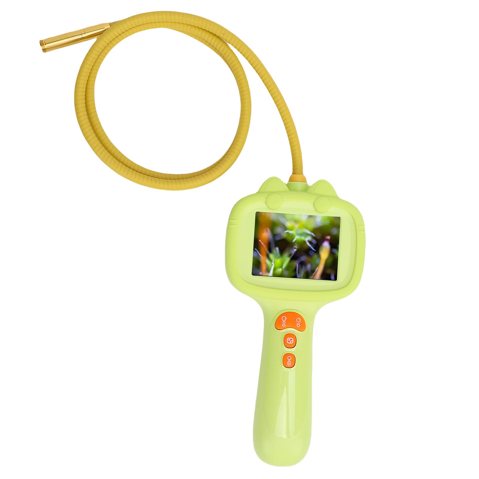 Cámara Boroscopio para Niños 2MP 1080P Pantalla IPS de 2.4 Pulgadas Lente Resistente al Agua IP67 Cámara Endoscópica Recargable Juguete con Luz