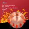 Pure copper thickened restaurant single hot pot one person shabu mutton small copper pot