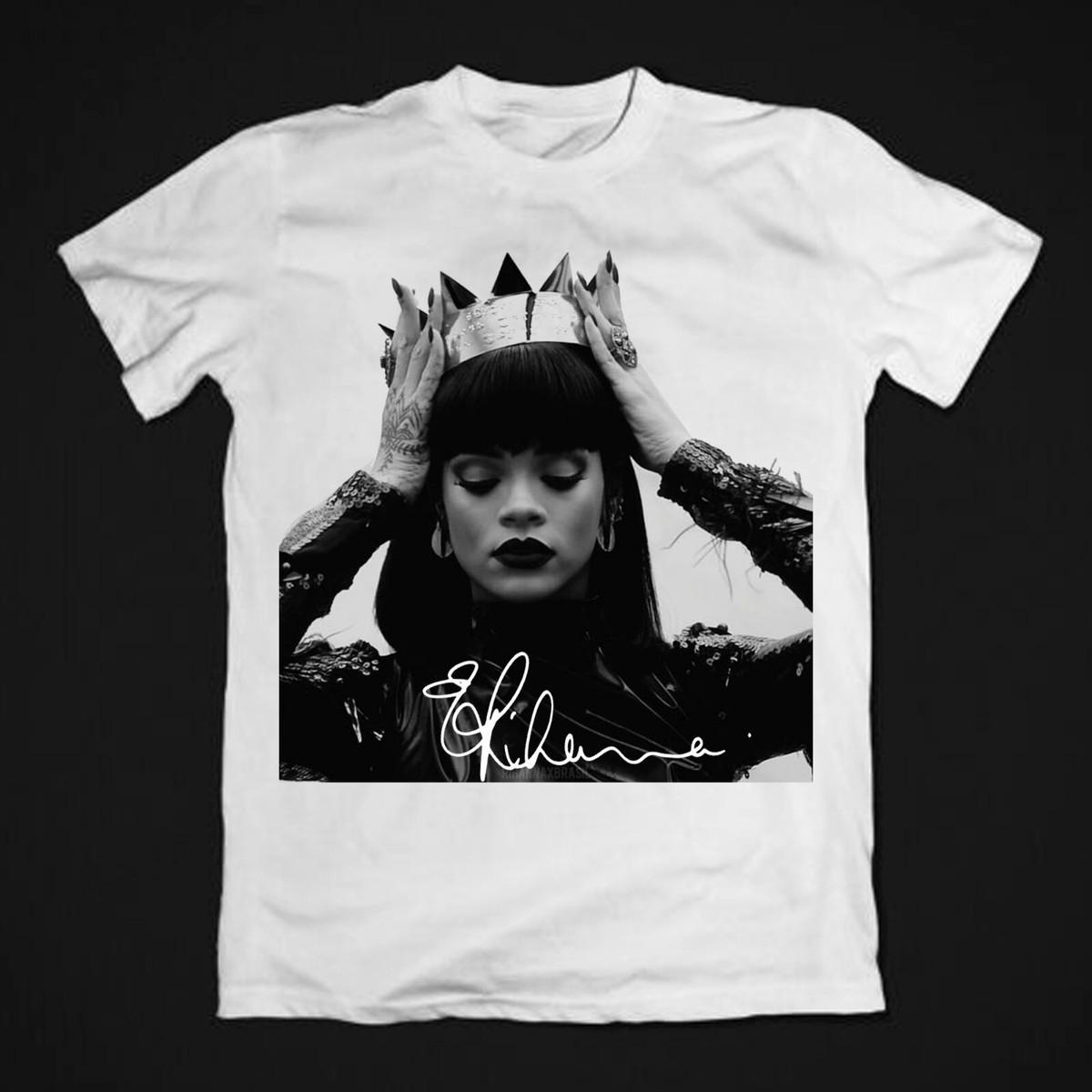 Christmas gift Rihanna Singer Cotton Unisex All Size 24D39 S разноцветный