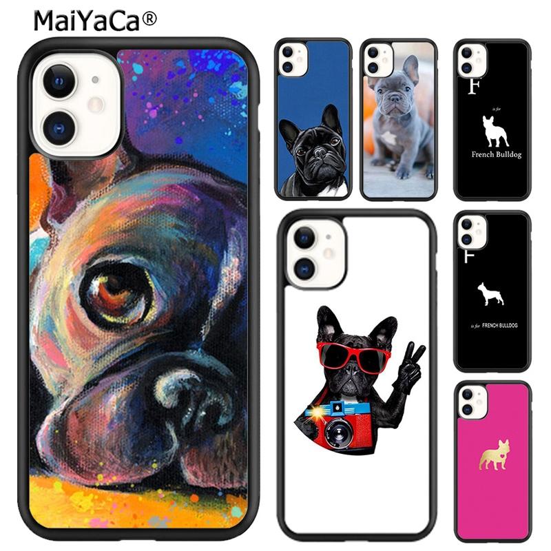 French Bulldog funny Phone Case For iPhone 17 Air 16 pro max 15 14 plus 12 13 Shell Cover coque