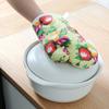 1PAIR Microwave Oven Glove Kitchen Tool Mitten Terylene Insulated Heatproof Resistant Non-slip Baking Gloves Thickening