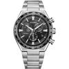 ATTESA Uhr Leichtes Titan ACT Linie Saphirglas Passformversteller Datum Sekundenzeiger Silber Schwarz Analog Business Radio Solar Uhr