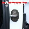 2/4Pcs Silicone Car Door Lock Cover Protective Decoration Case For Golf 4 Passat B8 B5 VW Sharan Polo 6R Tiguan Rline ZI3
