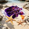 Custom Name Personalized KPop Hunters Print Beach Towel, for Trip Camping Beach Party Home Decor, Birthday Gift for Family & Friends