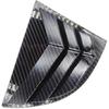 Rear Side Window Louvers Air Vent Scoop Shades Cover Blinds Trim for Honda Civic 2006 2007 2008 2009 2010 2011 Carbon Fiber Black