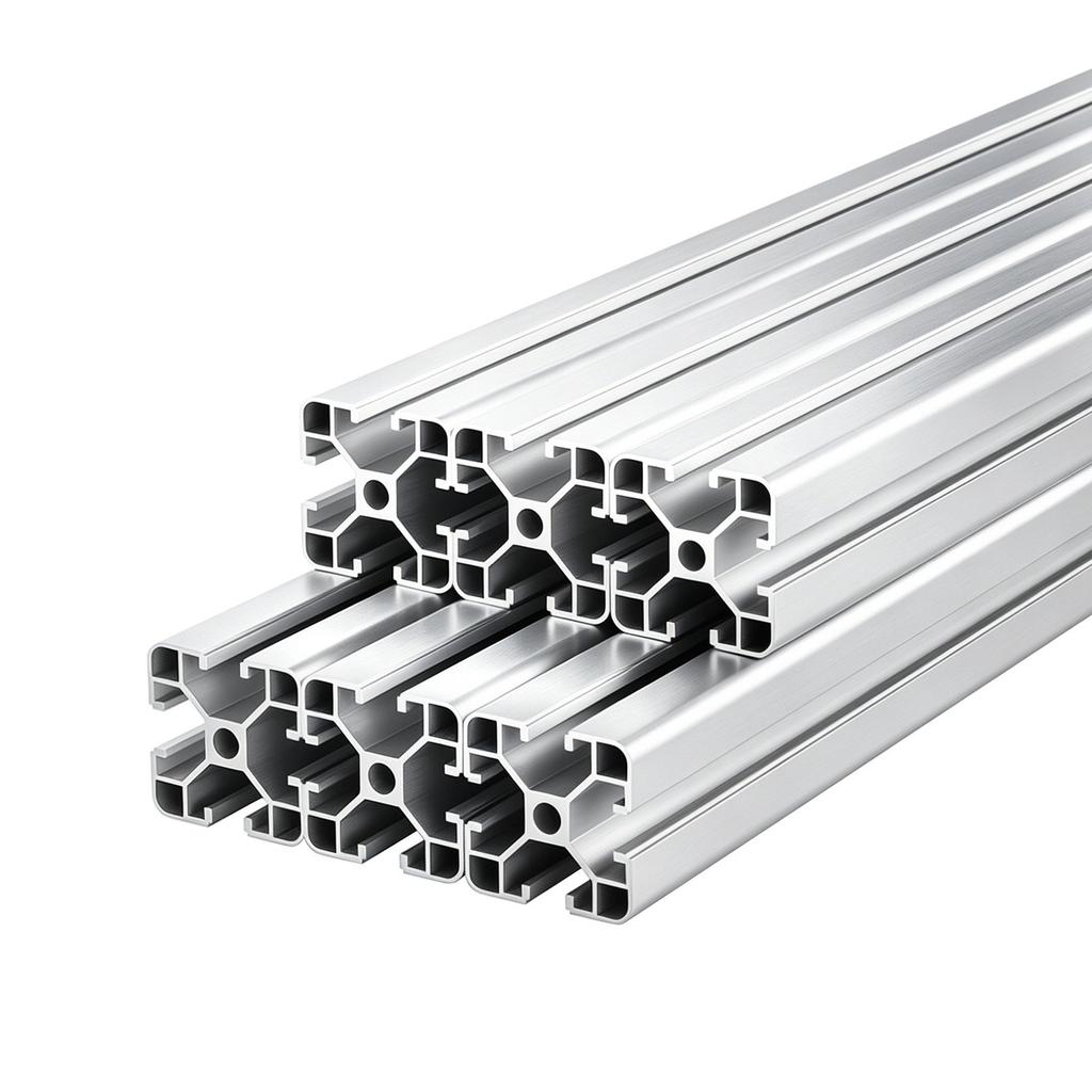 6PCS 4040 Aluminum Extrusion Profile, 78.74 Inch 2000 mm, T Slot European Standard Anodized Linear Rail, High-Strength Extruded Aluminum Rail, for 3D