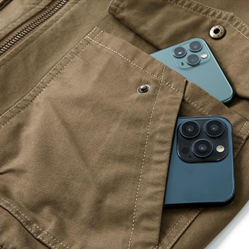 Winter Autumn 2025 New Fashion American Men's Solid Color Casual Trendy Solid Color Loose Warm Cotton Jacket Male Coats