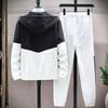 Japanese & Korean Men's Sportswear Set: Autumn Casual Hoodie & Leggings