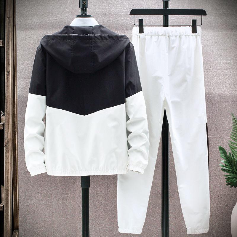 Japanese & Korean Men's Sportswear Set: Autumn Casual Hoodie & Leggings