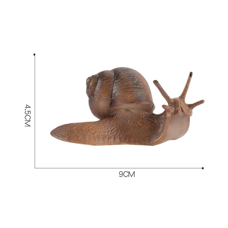 PVC-Schnecke Gartendekoration Realistisches Statisches Tiermodell Für Rasen Landschaftsgestaltung