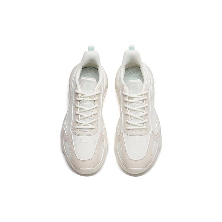 Anta Dance Battle 2.0 Mesh Shock Absorption Non-Slip Wear-Resistant Low-Top Sports Casual Shoes Women Sneakers White Gray 122238860-5