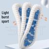 Popcorn Air Cushion High Elastic Sports Insole - Breathable, Sweat-Absorbent, Soft, for Running & Military Training