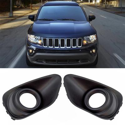 Pair Fog Light Lamp Bezel Cover For Jeep Compass 2011-2017 68109870AA 68109871AA