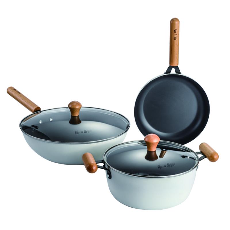 Zhang Xiao Quan White Moonlight 3-Piece Cookware Set