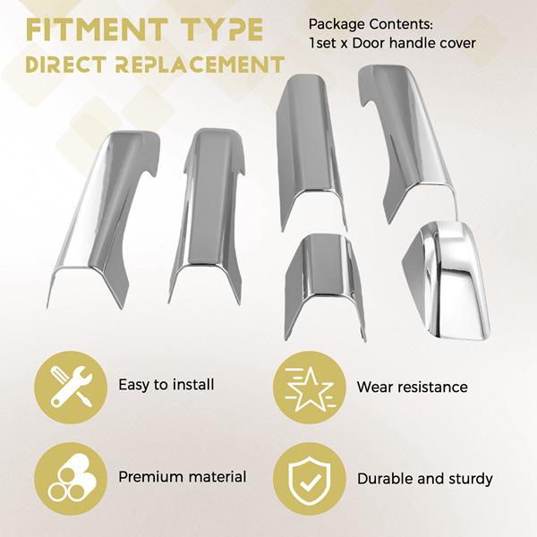 Ford Transit T8 Außentürgriffabdeckungen (4er-Set)